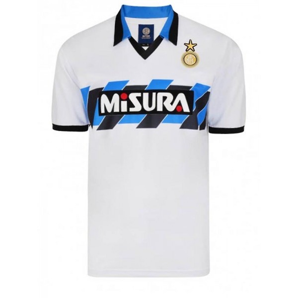 Inter milan away jersey mens retro shirt 1990-1991
